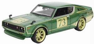 Maisto 【再生産】1/24 ニッサン スカイライン 2000GT-R (KPGC110) グリーン【MS32539G1】ミニカー  返品種別B