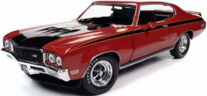 アメリカンマッスル 1/18 1972 ビュイック GSX ファイヤーレッド【AMM1301】ミニカー  返品種別B