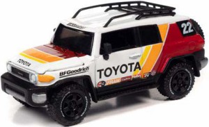 Auto World 1/64 2007 トヨタ FJ クルーザー レース #22 ホワイト/レッド/イエロー【AWSCM131】ミニカー  返品種別B