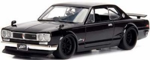 Jada Toys 【再生産】1/24 F＆F ニッサン スカイライン 2000 GT-R ブラック (ブライアン)（ワイルドスピード）【JADA99686】ミニカー  返