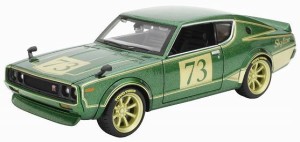 Maisto 【再生産】1/24 ニッサン スカイライン 2000GT-R(KPGC110) グリーン【MS32539G2】ミニカー  返品種別B