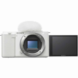 ソニー ZV-E10-WC デジタルカメラ「VLOGCAM ZV-E10」ボディ（ホワイト）Vlogcam[ZVE10WC] 返品種別A