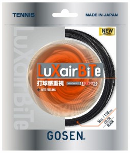 ゴーセン GOS-TSLXB0BK 硬式テニス用ガット　ラクシアバイト16 （ブラック・長さ1.30mm×12.2m）GOSEN[GOSTSLXB0BK] 返品種別A