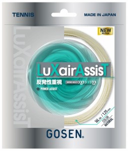 ゴーセン GOS-TSLXA1NA 硬式テニス用ガット　ラクシアシスト16L（ナチュラル・長さ1.25mm×12.2m）GOSEN[GOSTSLXA1NA] 返品種別A