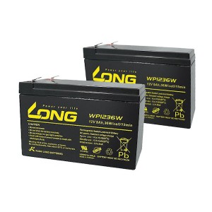 LONG BATTERY WP1236W 制御弁式鉛蓄電池 UPS・非常電源用 /2個セット【他商品との同時購入不可】[WP1236WLONG] 返品種別B