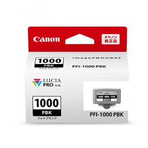 キヤノン PFI-1000PBK ［純正］インクカートリッジ（フォトブラック）Canon[PFI1000PBK] 返品種別A