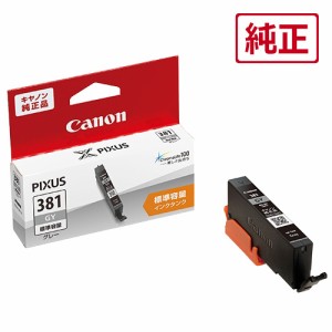 キヤノン BCI-381GY ［純正］インクカートリッジ（グレー/標準容量）Canon　インクタンク[BCI381GY] 返品種別A