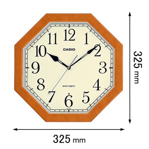 カシオ 電波掛け時計クロック IQ-1023J-7JF[IQ1023J7JF] 返品種別A