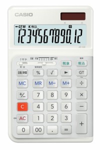 カシオ JE-12D-WE-N 人間工学電卓 12桁（ホワイト）[JE12DWEN] 返品種別A