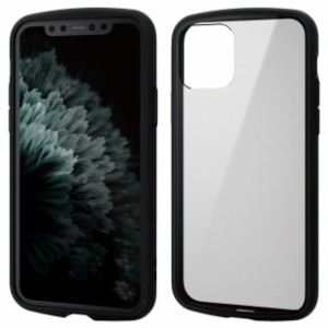 エレコム PM-A19BTSLFCBK iPhone 11 Pro用 TOUGH SLIM LITE/フレームカラー（ブラック）[PMA19BTSLFCBK] 返品種別A