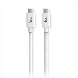 エレコム USB4-CC5P08WH USB Type C ケーブル USB-C to USB-C 0.8m 充電/データ転送用 PD 100W 5A USB4 RoHS指令準拠（ホワイト）[USB4CC