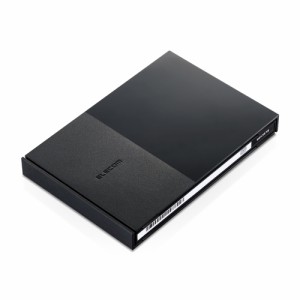 エレコム ELP-GTV010UBK HDD 外付け ポータブル 番組録画向け USB3.2(Gen1) 1TB（ブラック）[ELPGTV010UBK] 返品種別A