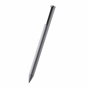 エレコム P-TPACSTAP01GY iPad専用 タッチペン スタイラス リチウム充電式 パームリジェクション対応 ペン先交換可能 ペン先付属なし（グ