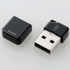 エレコム MF-USB3064GBK USB3.2(Gen1)対応　誤消去防止ソフト対応メモリ 64GB(ブラック)[MFUSB3064GBK] 返品種別A