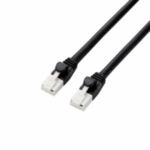 LANケーブル PS5対応 CAT6A 爪折れ防止 3.0m ブラック 返品種別B