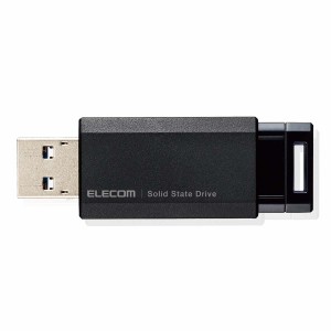 エレコム USB3.2(Gen2)対応 外付けポータブルSSD 250GB(ブラック)【PS5/PS4/PS4 PRO 動作確認済】  ESD-EPK0250GBK返品種別A
