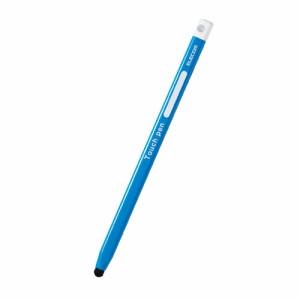 エレコム P-TPEN02SBU タッチペン/スマホ・タブレット用 鉛筆型 三角 細軸 超感度タイプ（ブルー）[PTPEN02SBU] 返品種別A
