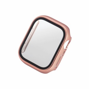 エレコム AW-21BFCGGD アップルウォッチ カバー Apple Watch Series 9 / 8 / 7 [ 41mm ] フルカバー ハイブリッド ケース 強化ガラス 硬