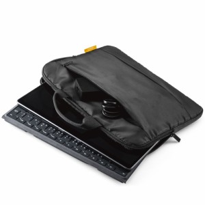 エレコム TB-MSP8IBHBK Surface Pro 9 / 8 / X 13インチ 用 パソコンケース カバー ハンドル付 起毛素材 ポケット付 pcケース（ブラック