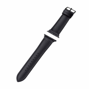 エレコム AW-41BDLHVBK アップルウォッチ バンド Apple Watch SE ( 第2世代 / 第1世代 ) / Series 9 / 8 / 7 / 6 / 5 / 4 / 3 / 2 / 1 [ 