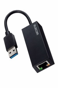 エレコム EDC-GUA3V2-B 有線LANアダプター USB A LANポート ×1ポート 1000/100/10Mbps USB3.2(Gen1) 【 Windows 11 10 macOS Nintendo S