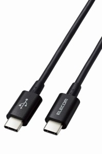 エレコム MPA-CCYS03NBK Type-Cケーブル USB C to C 0.3m PD 60W 断線に強い 耐久仕様 やわらかい（ブラック）[MPACCYS03NBK] 返品種別A