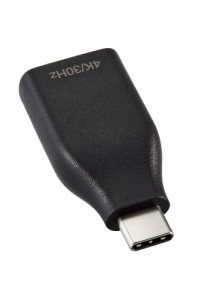 エレコム AD-CHDMIADBK USB Type-C to HDMI 変換アダプタ 4K 30Hz[ADCHDMIADBK] 返品種別A