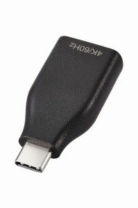 エレコム AD-CHDMIQDBK USB Type-C to HDMI 変換アダプタ 4K 60Hz[ADCHDMIQDBK] 返品種別A