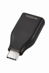 エレコム MPA-CHDMIQDBK USB Type-C to HDMI 変換アダプタ 4K 60Hz[MPACHDMIQDBK] 返品種別A