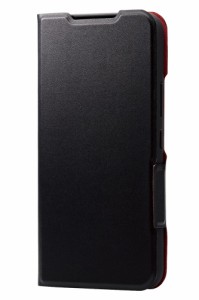 エレコム PM-G233PLFUBK Galaxy A54 5G（SC-53D/SCG21）用 ソフトレザーケース 手帳型 衝撃吸収 超軽量 薄型 スリム スタンド機能付 Ultr