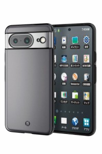 エレコム PM-P233UCTMKBK Google Pixel 8用 ソフトケース カメラレンズ保護設計 ワイヤレス充電可 ストラップホール付 メタリックフレー