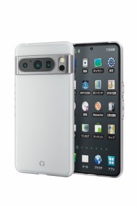 エレコム PM-P234UCTCR Google Pixel 8 Pro用 ソフトケース カメラレンズ保護設計 ワイヤレス充電可 ストラップホール付 極み設計（クリ