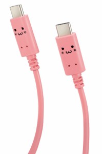 エレコム MPA-CCF20PNF Type-C ケーブル USB C to C 2m PD 60W（トキメキ(ピンク×ブラック)）[MPACCF20PNF] 返品種別A