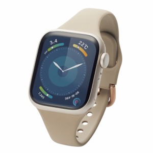 エレコム AW-41BDSCJGB アップルウォッチ バンド Apple Watch SE ( 第2世代 / 第1世代 ) / [ Series 9 〜 1 ] 41mm 40mm 38mm シリコン 