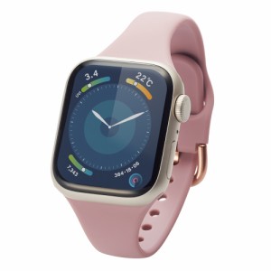 エレコム AW-41BDSCJPN アップルウォッチ バンド Apple Watch SE ( 第2世代 / 第1世代 ) / [ Series 9 〜 1 ] 41mm 40mm 38mm シリコン 