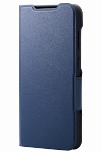 エレコム PM-G236PLFUNV Galaxy S23 FE（SCG24）用 手帳型ケース レザー マグネット ワイヤレス充電可 スタンド機能付 UltraSlim（ネイビ
