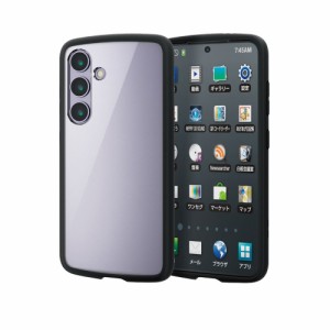 エレコム PM-G241TSLFCBK Galaxy S24 ( SC-51E )用 ケース ハイブリッド カバー 衝撃吸収 軽量 薄型 カメラレンズ保護設計 ワイヤレス充