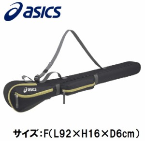 アシックス グラウンドゴルフ　クラブバッグ（1本用）（ブラック×ブラック・サイズ：F） GGG869-9090-F返品種別A