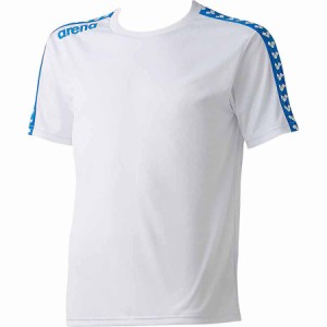アリーナ （メンズ/ユニ）プールサイド　Tシャツ（ホワイト・Sサイズ） arena チームラインTシャツ DS-ARN6331-WHT-S返品種別A