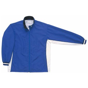 コンバース CON-CB182102S-2511-L 男女兼用 ウォームアップジャケット（前ファスナー・裾ボックスタイプ）（ロイヤルブルー×ホワイト・