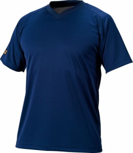 ゼット Z-BOT635-2900-L ベースボール Vネック Tシャツ(ネイビー・サイズ：L)ZETT[ZBOT6352900L] 返品種別A