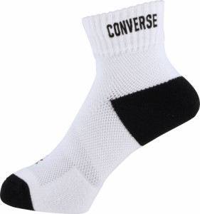 コンバース ストロングテーピングソックス（ホワイト/ブラック・サイズ：23〜25cm） CONVERSE CB121051-1119-2325返品種別A