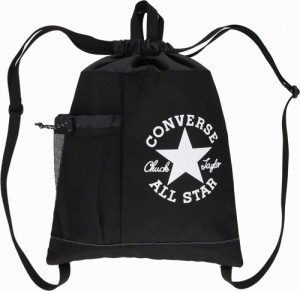 コンバース CON-C2412092-1911 ナップサック（ブラック/ホワイト）CONVERSE[CONC24120921911] 返品種別A