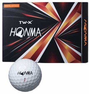 本間ゴルフ HONMA-BTQ2102-WH-12P TW-X 2021model ゴルフボール 1ダース 12個入り（ホワイト）HONMA GOLF[HONMABTQ2102WH12P] 返品種別A