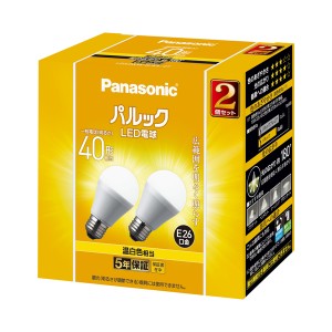 パナソニック LDA4WWGK42T LED電球 一般電球形 485lm（温白色相当）【2個セット】Panasonic 広配光タイプ[LDA4WWGK42T] 返品種別A