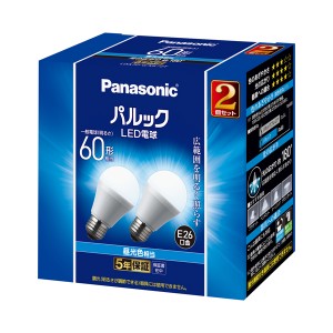 パナソニック LDA7DGK62T LED電球 一般電球形 810lm（昼光色相当）【2個セット】Panasonic 広配光タイプ[LDA7DGK62T] 返品種別A