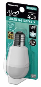 パナソニック LDA4NGE17SK4X LED電球 小形電球形 440lm（昼白色相当）Panasonic[LDA4NGE17SK4X] 返品種別A