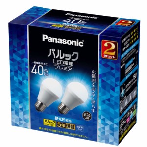 パナソニック LED電球 一般電球型 485lm (昼光色相当）【2個セット】 Panasonic パルック LED電球 プレミア LDA4DGSK4CF2T返品種別A