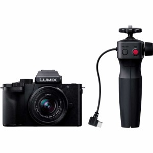 パナソニック ミラーレス一眼カメラ「LUMIX G100D」標準ズームレンズキット※トライポッドグリップ付属 DC-G100DV-K返品種別A