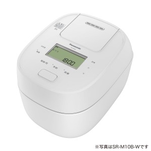 パナソニック SR-M18B-W 可変圧力IHジャー炊飯器（1升炊き）　ホワイトPanasonic　可変圧力おどり炊き[SRM18BW] 返品種別A